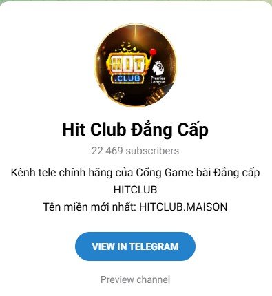 Telegram HitClub: cách kiểm tra đúng kênh trước khi nhắn tin